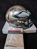 Philadelphia Eagles Fletcher Cox Autographed Signed Flash Mini Helmet Jsa Coa