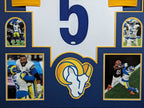 Framed Los Angeles Rams Jalen Ramsey Autographed Signed Jersey Jsa Coa