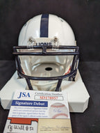 Penn State Nittany Lions Pj Mustipher Autographed Signed Mini Helmet Jsa Coa