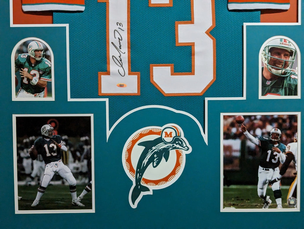 Framed Miami Dolphins Dan Marino Autographed Signed Jersey Tristar Holo
