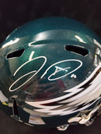 Philadelphia Eagles Jordan Davis Signed Full Size Speed Replica Helmet Jsa Coa