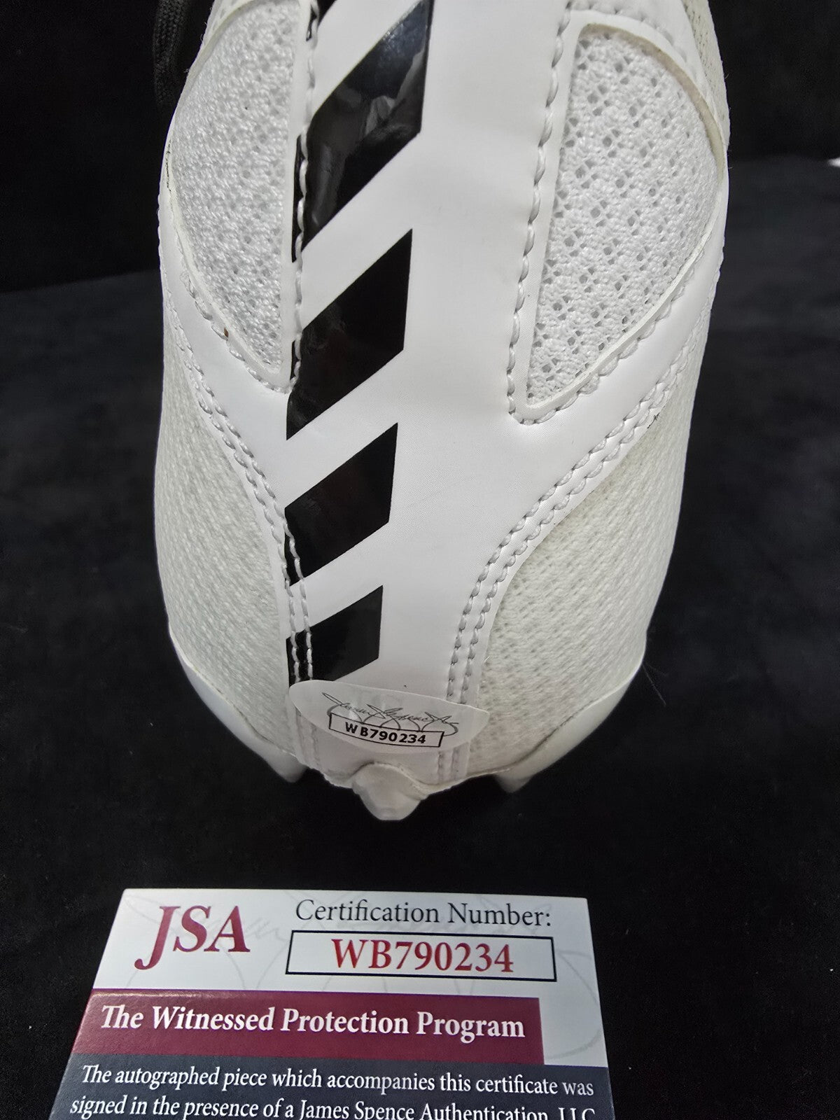 Frank Gore Autographed Signed Cleat Jsa Coa