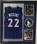 Framed Andrew Wiggins Autographed Signed Minnesota Timberwolves Jersey Jsa Coa