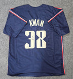 Steven Kwan Autographed Signed Cleveland Guardians Style Custom Jersey Jsa Coa