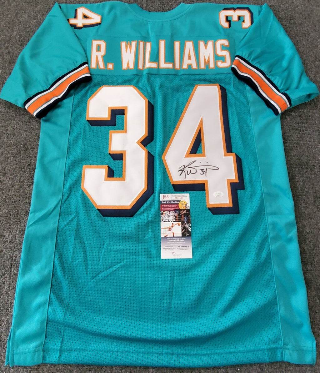 Miami Dolphins Ricky Williams Autographed Signed Jersey Jsa  Coa