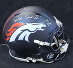 Denver Broncos Pat Surtain Ii Signed Insc Authentic Full Size Helmet Beckett