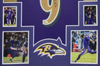 Framed Baltimore Ravens Justin Tucker Autographed Signed Jersey Jsa Coa