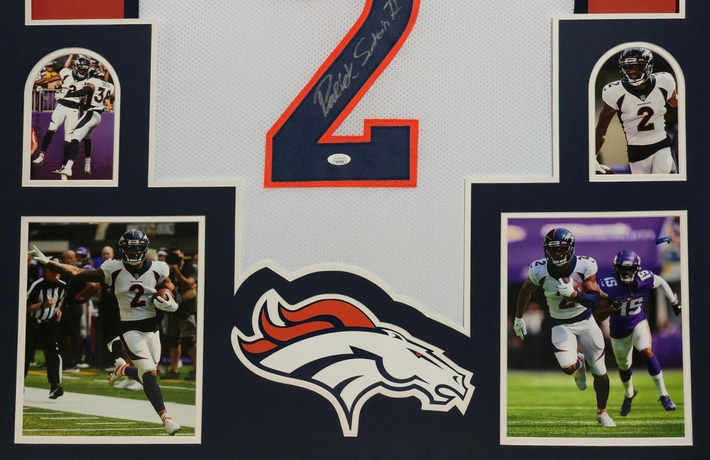 Framed Denver Broncos Pat Surtain Ii Autographed Signed Jersey Jsa Coa