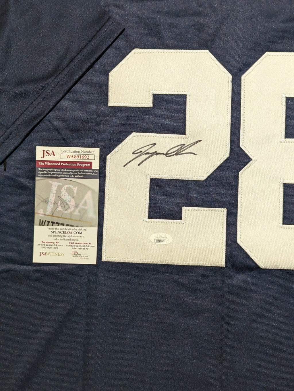 Penn State Odafe Jayson Oweh Autographed Signed Jersey Jsa  Coa