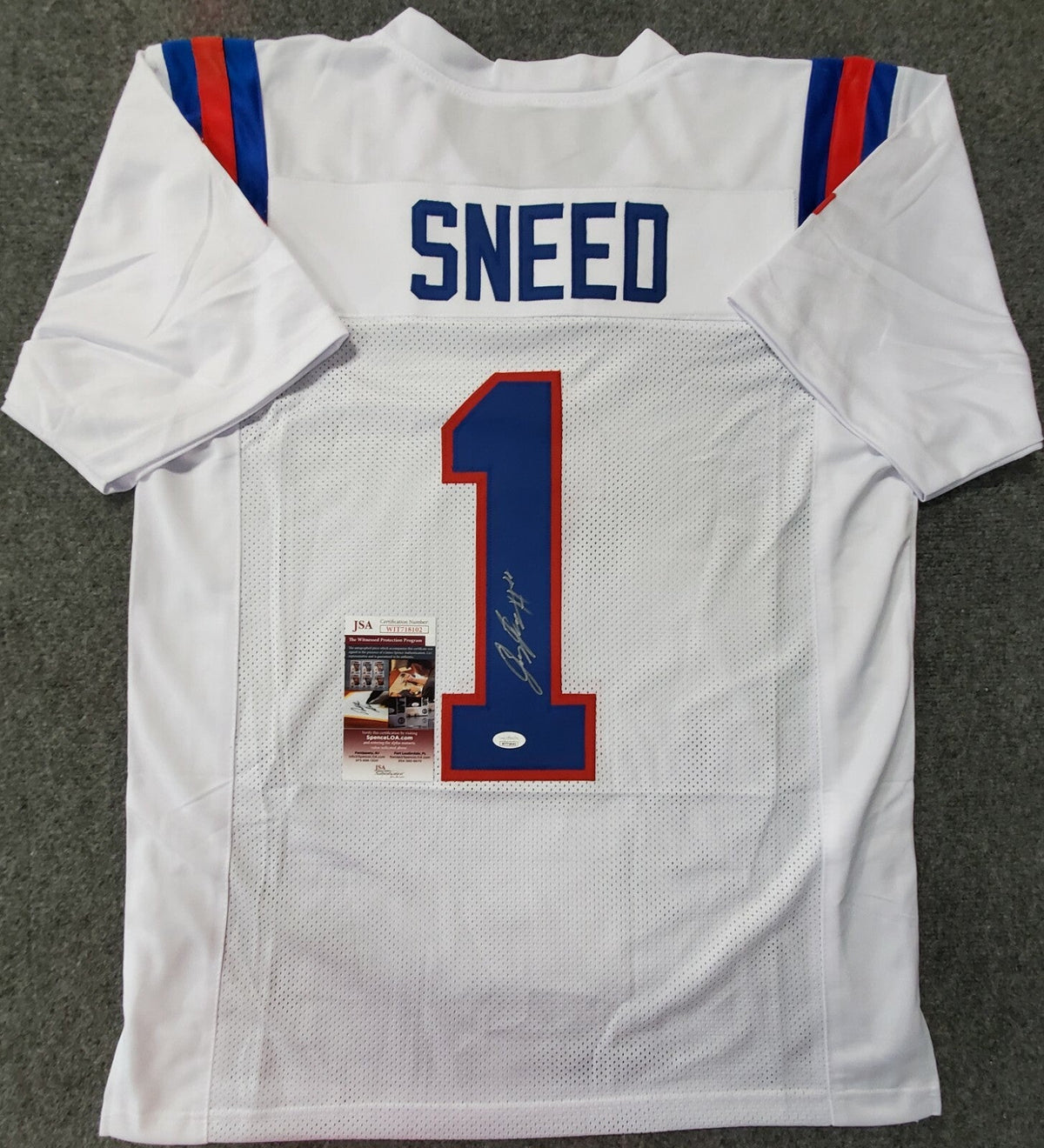 Louisiana Tech Bulldogs L'jarius Sneed Autographed Signed Jersey Jsa Coa