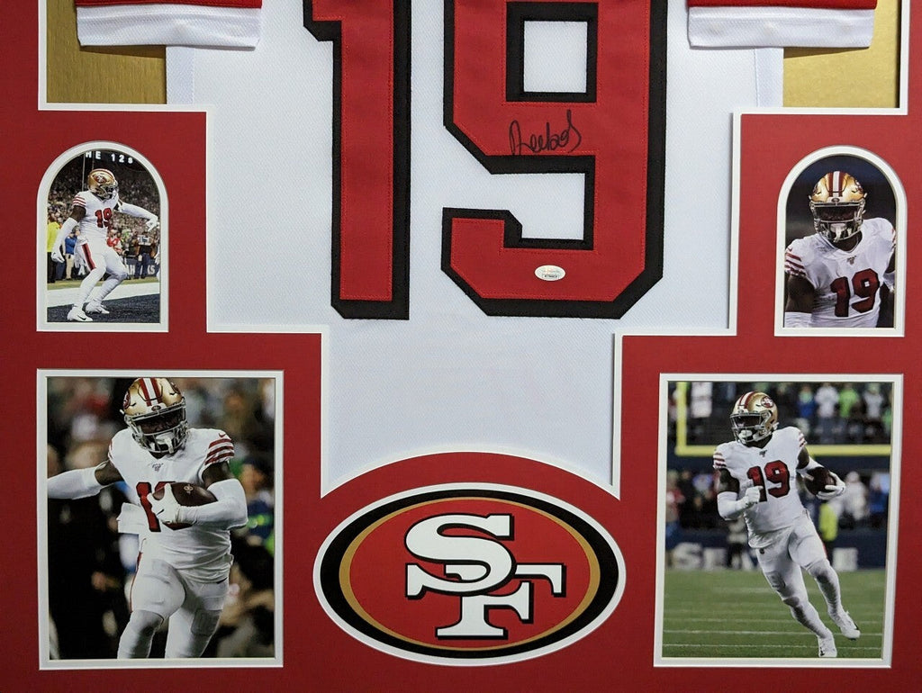 Framed San Francisco 49Ers Deebo Samuel Autographed Signed Jersey Jsa Coa