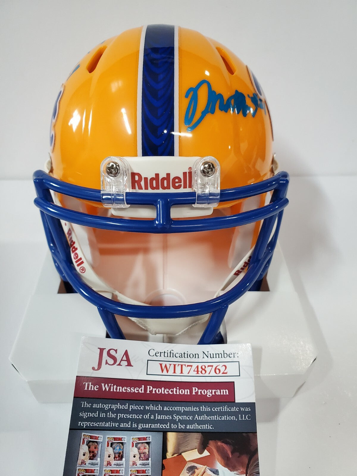 Pitt Panthers Phil Campbell Iii, Damarri Mathis, Cam Bright Signed Mini Jsa Coa