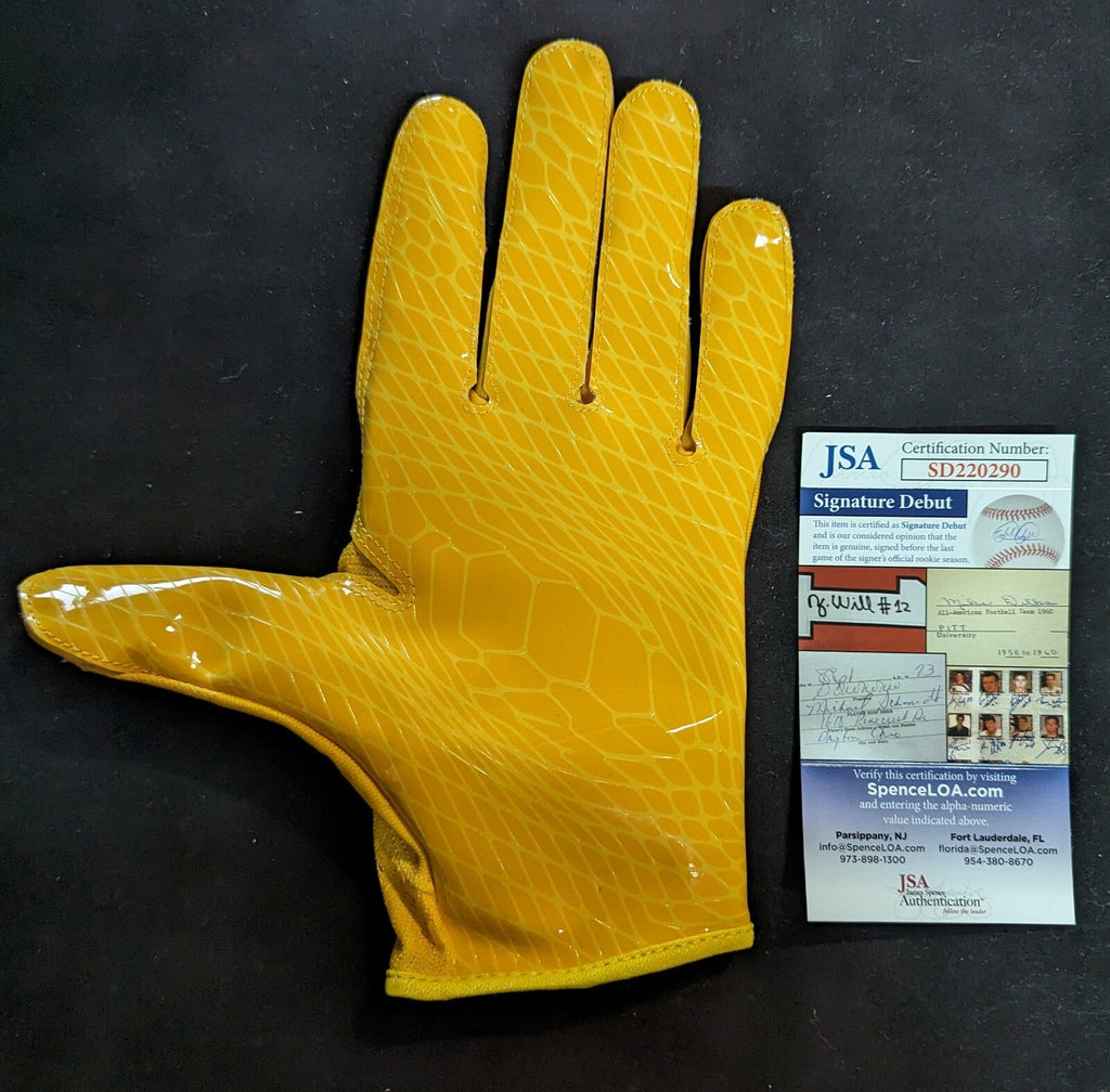 Pittsburgh Steelers Joey Porter Jr Signed Glove Jsa Coa