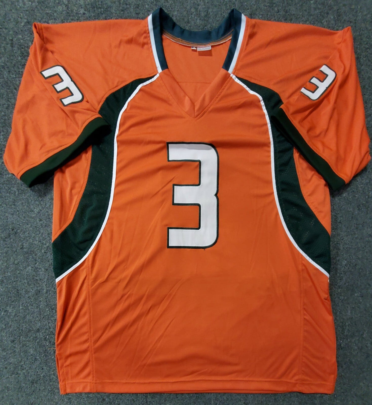 Miami Hurricanes Frank Gore Autographed Signed Jersey Jsa  Coa
