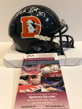 Noah Fant Autographed Signed Denver Broncos Mini Helmet Jsa Coa
