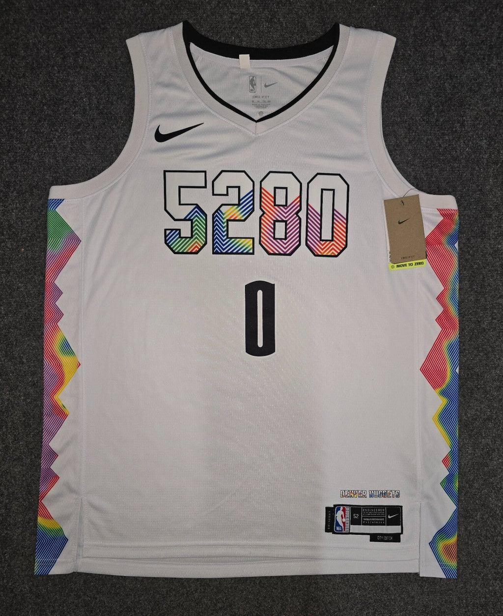 Denver Nuggets Christian Braun Autographed Signed Inscribed Jersey Beckett Holo