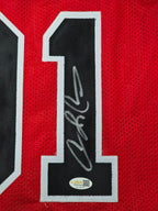 Chicago Bulls Dennis Rodman Autographed Signed Jersey Jsa Holo