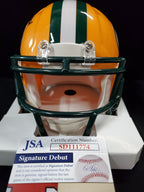 Green Bay Packers Eric Stokes Autographed Signed Speed Mini Helmet Jsa Coa