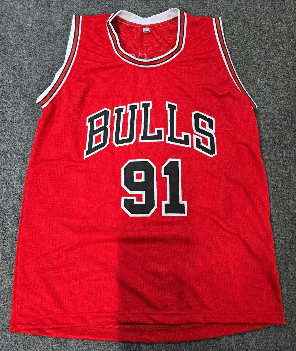 Chicago Bulls Dennis Rodman Autographed Signed Jersey Jsa Holo
