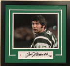 Framed 11X14 Joe Namath Signed New York Jets Jersey Number Cut Psa Coa