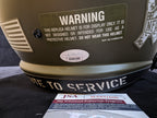 Baltimore Ravens Odafe Oweh Signed Full Size Salute Replica Helmet Jsa Coa