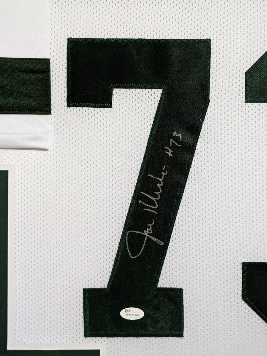 Framed New York Jets Joe Klecko Autographed Signed Jersey Jsa Coa