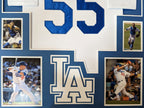 Framed Los Angeles Dodgers Russell Martin Jersey Display