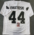 Las Vegas Raiders Nick Kwiatkoski Autographed Jersey Jsa Coa