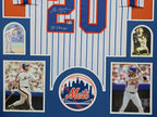 Framed Howard Johnson Autographed Signed N.Y. Mets Jersey Beckett Holo