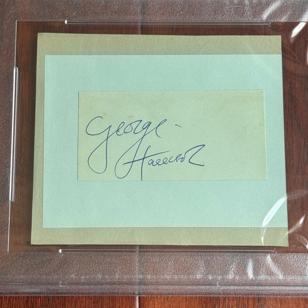 BEATLES Autograph Full Set JOHN LENNON PAUL McCARTNEY HARRISON STARR Signed PSA