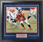 Denver Broncos Kj Hamler Framed Signed 16X20 Photo Jsa Coa