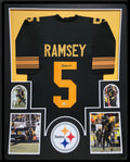 Framed Pittsburgh Steelers Jalen Ramsey Autographed Signed Jersey Jsa Holo