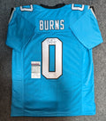 Carolina Panthers Brian Burns Autographed Signed Jersey Jsa  Coa Number Zero
