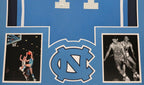 Framed Unc Tar Heels Larry Miller Autographed Signed Jersey Jsa Coa