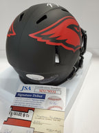 Arizona Cardinals Rondale Moore Autographed Eclipse Mini Helmet Jsa Coa