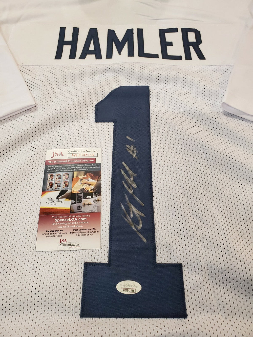 Penn State Kj Hamler Autographed Signed Jersey Jsa Coa