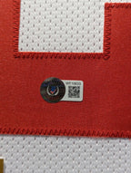 Framed San Francisco 49Ers Elijah Mitchell Autographed Jersey Beckett Holo