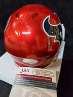 Houston Texans Daesean Hamilton Signed Inscribed Flash Mini Helmet Jsa Coa