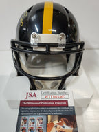 Pittsburgh Steelers Cam Sutton Autographed Signed Speed Mini Helmet Jsa Coa