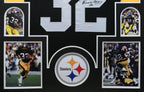 Custom Framed Pittsburgh Steelers Franco Harris Autographed Jersey Tse Coa