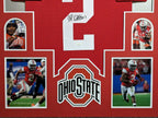 Framed Ohio State Buckeyes Jk Dobbins Autographed Signed Jersey Jsa Coa