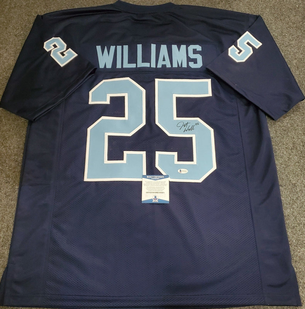 North Carolina Javonte Williams Autographed Signed Jersey Beckett Coa