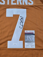 Texas Longhorns Caden Sterns Signed Autographed Jersey Jsa Coa