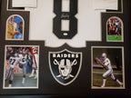 Framed Oakland Raiders Ray Guy Autographed Signed Jersey Jsa Coa