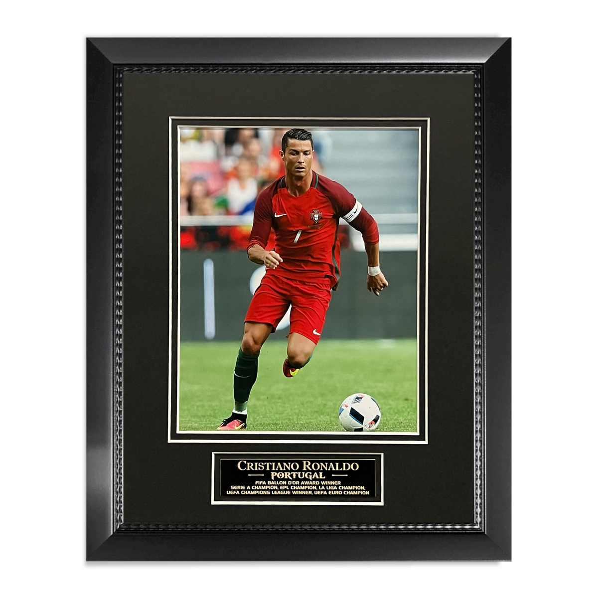 Cristiano Ronaldo Unsigned Photograph Framed to 11x14 Portugal