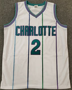 Charlotte Hornets Larry Johnson Autographed Signed Jersey Jsa Coa