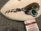 Myles Jack Autographed Signed Jacksonville Jaguars Logo Football Jsa Coa