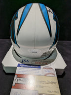 Carolina Panthers Jonathan Mingo Signed Lunar Mini Helmet Jsa Coa