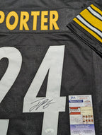 Pittsburgh Steelers Joey Porter Jr Autographed Signed Jersey Jsa Coa