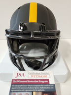 Pittsburgh Steelers Brett Keisel Autographed Signed Eclipse Mini Helmet Jsa Coa